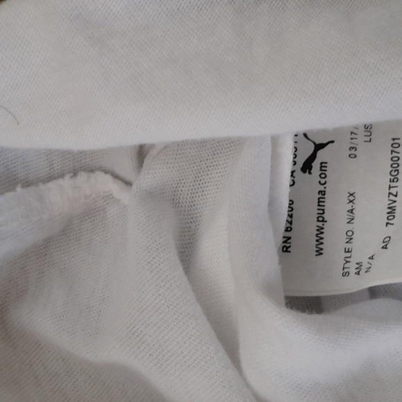 Puma White Graphic T-Shirt - Picture 4 of 6